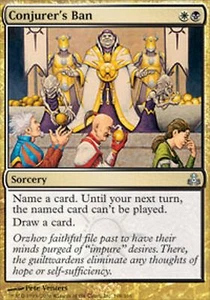*MRM* FR/VF 4x Bannissement selon le conjurateur / Conjurer's Ban MTG GPT - Picture 1 of 1