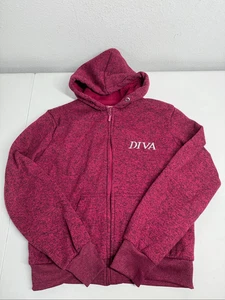 Emme Jordan Damen Jacke mit Kapuze Full Zip Sherpa gefüttert Gr. M siehe Beschreibung - Bild 1 von 9
