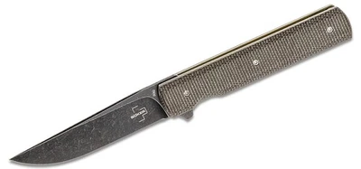 Cuchillo Plegable Boker Plus Urban Trapper, Manijas Micarta de Lona Verde 01BO705 Foto 1 de 2