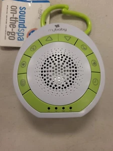 MyBaby Soundspa On-The-Go White Noise Machine Soother Sleep Aid MYBS115HT White - Picture 1 of 4