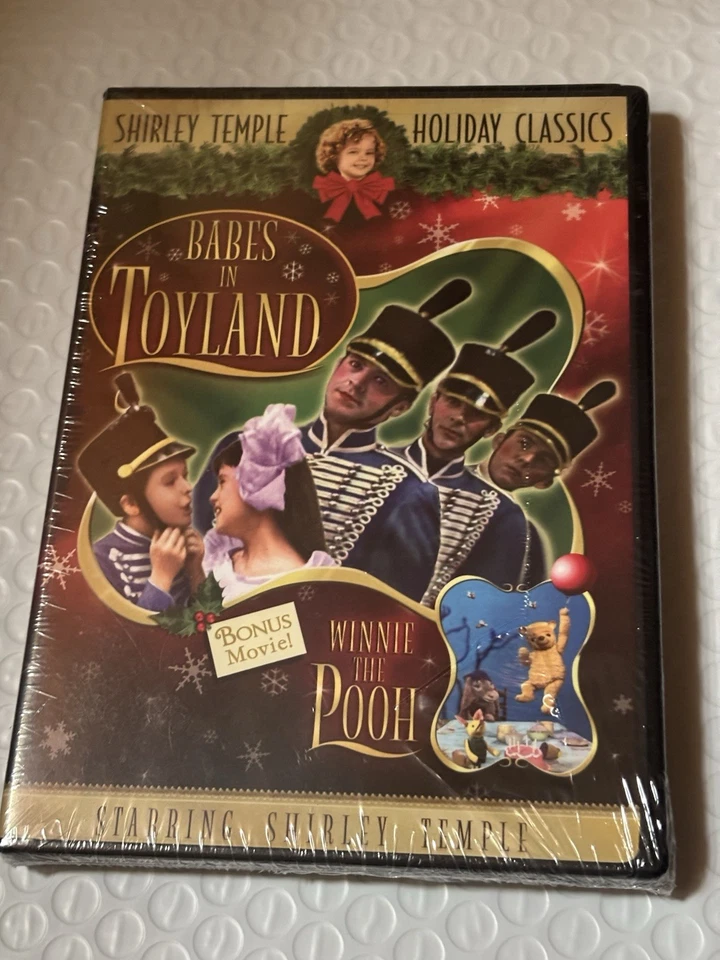 Shirley Temple Holiday Classics Winnie the Pooh  Babes in Toyland NEW DVD Sealed - Image 1 of 2