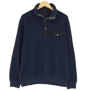 Bugatti Men Jumper Sweater Blue Gb7 Size L - Picture 1 of 10