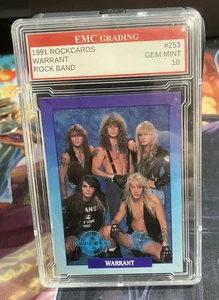 WARRANT 1991 Brockum RockCards #253 GRADED 10 - Picture 1 of 2