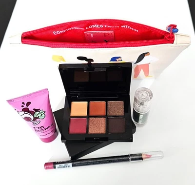 Paquete de maquillaje IPSY paleta Beauty Vaulte, marcas con nombre, máscara, delineador de labios, bolsa de regalo Foto 1 de 4