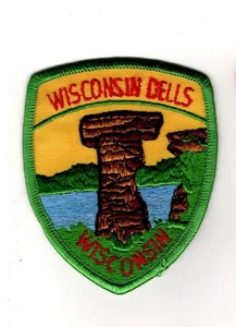 Wisconsin Dells, WI Vintage Old Patch - Imagen 1 de 1