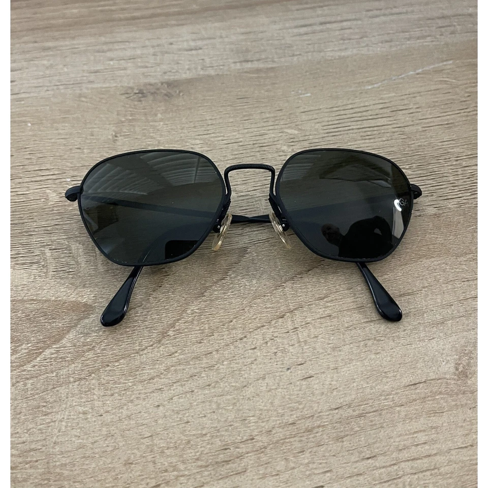 Auténtico De Colección Giorgio Armani 619 706 Grande 140 con Lentes 100% Verde UV Años 90 Usado en Excelente Condición Foto 1 de 4