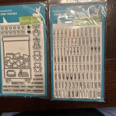 Lawn Fawn At Of Two Stamps. Milo’s aBCs and You’re Clawsome  Cardmaking New - Imagem 1 de 3