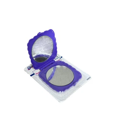 Cartera vintage Goody púrpura espejo compacto doble cara nueva en tarjeta años 90 Foto 1 de 4