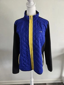 Ralph Lauren - Lauren Black Royal Blue & Yellow Running & Track Jacket - XL - Picture 1 of 6