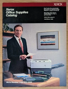 XEROX Office Supplies Catalog, Fall/Winter 1986 - Picture 1 of 6