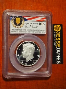 2014 S 50C ENHANCED SILVER KENNEDY HALF DOLLAR PCGS MS70 PL FIRST STRIKE DENVER - Picture 1 of 2