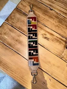 Taschengurt Fendi Zucca Mehrfarbig Leder & Stoff - Bild 1 von 5