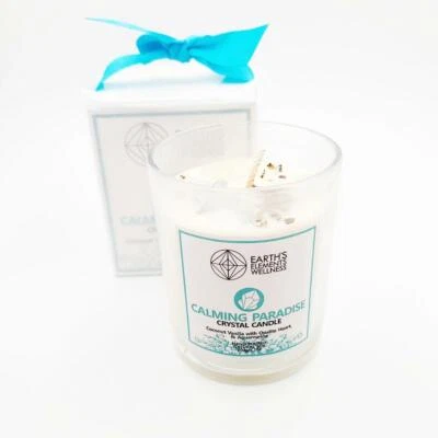 Vela de cristal perfumada Calming Paradise 7,1 oz 200 g Foto 1 de 4