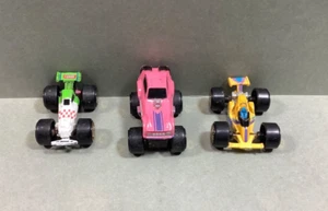 Lotto di 3 ruote turbo micro macchine vintage fantasma rosa, indie - Foto 1 di 9