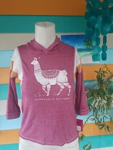 Kohl's, So, Mangas 3/4 Camisa con Capucha Top Blusa Lama - Imagen 1 de 9