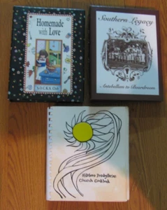 Lot 3 Church Community Family Recipe Cook Books Spiral Comb 3 Ring TN Alabama - Picture 1 of 1