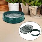 Metal Garden Riddle Sieve with 3 Interchangable Mesh Hand Tools Accessories