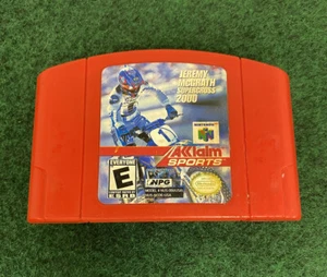 Jeremy McGrath Supercross 2000 Nintendo 64 Juego N64 PROBADO - Imagen 1 de 5