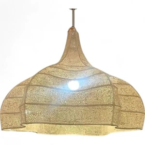 New Style Wave Chandelier, Natural Wicker Chandelier, - Picture 1 of 3