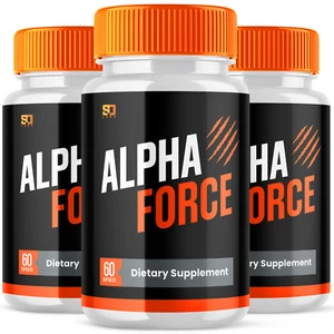 Alpha Force for Men Advanced Formula Supplement 3 Pack - Picture 1 of 5