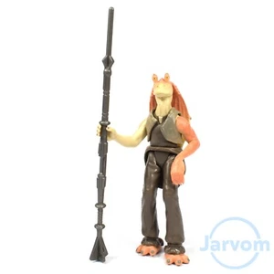 Star Wars 3.75" TPM Phantom Menace Episode 1 Jar Jar Binks Loose Complete - Picture 1 of 1