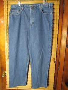 Eddie Bauer Relaxed Fit Straight Leg Men's 40x29 Denim Blue Jeans Dark Wash NEW - Picture 1 of 6