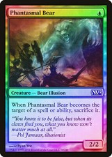 Phantasmal Bear FOIL Magic 2012 / M12 NM Blue Common MAGIC MTG CARD ABUGames