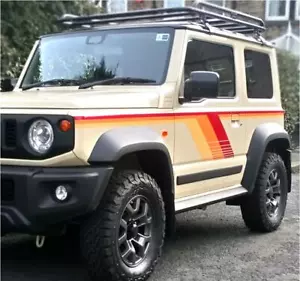 Side Tail Door Car Sticker For Suzuki Jimny Graphic Racing Stripe Vinyl Decals - Picture 1 of 6