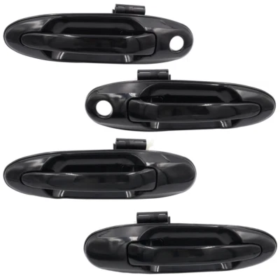 For Lexus LX470 Toyota Land Cruiser 100 Exterior Door Handles Black 1998-2007 - Image 1 of 4