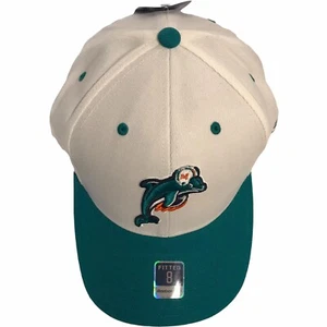 Miami Dolphins NFL Reebok On Field Throwback Size (8) Fitted Cap Hat $24 - Picture 1 of 6