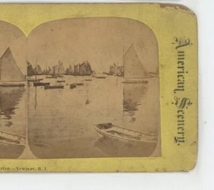 The Harbor Newport RI Rhode Island Stereoansicht  - Bild 1 von 2