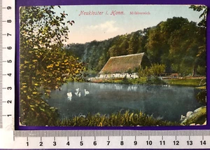 WW2 Feldpost Buxtehude 23.8.43 auf AK Neukloster Mühlenteich nach Waldsassen - Bild 1 von 4