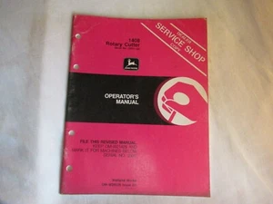 1980 John Deere 1408 rotary cutter operator's manual - Picture 1 of 8