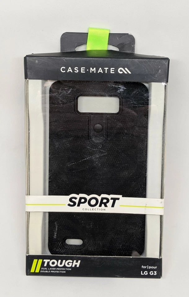 Case-Mate Sport Collection Tough Dual Layer Protection Case Black for LG G3 - Image 1 of 3