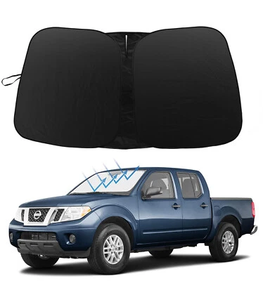 Cubierta reflectante de rayos UV para parabrisas de cabina para Nissan Frontier 2006-2021 Foto 1 de 4