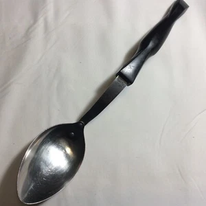 Cutco Serving Spoon  #1712 Brown Swirl Handle Made USA Stainless Steel Vintage - Picture 1 of 4