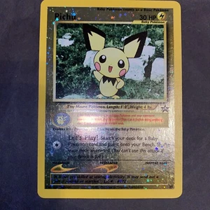 Pichu 35/53 Wotc Promo Reverse Holo SWIRL Vintage Pokémon - Bild 1 von 16