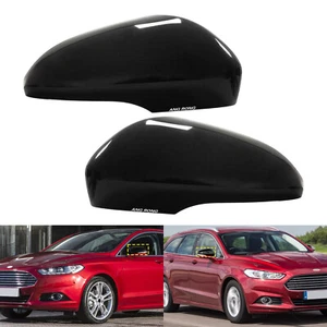 2x Spiegelkappe Außenspiegel Schwarz für Ford Mondeo V Schrägheck CE ab.09/2014 - Bild 1 von 10