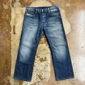 Vintage Diesel Jeans 32 X 30 Made In Italy Medium Wash Designer 90s Y2K Denim - Picture 1 of 14