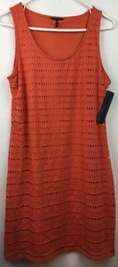 Daisy Fuentes Woman's Orange Sleeveless Medium Dress - Picture 1 of 5