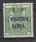 Western Samoa 1935 Soprastampato Fiscale 5 S.1 Val MNH Diena Yvert 131 MF9841