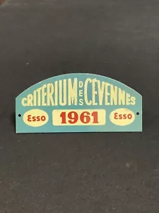 Rare Badge Pilote Course Auto RALLYE DES CEVENNES 1961 NOS Racing Car Badge - Bild 1 von 2