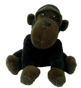 Monkey Plush Creations Inc 1995 Metro Soft Toys Black Beanie Gorilla Ape Vintage - Picture 1 of 10