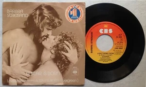 BARBRA STREISAND 'Love Theme From A Star Is Born' 1976 Dutch 7" vinyl - Foto 1 di 1