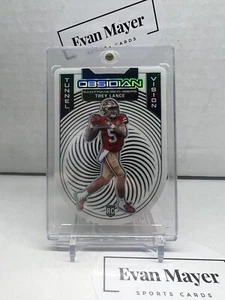 2021 Panini Obsidian - Tunnel Vision Electric Etch Contra #TV-22 Trey Lance (RC) - Picture 1 of 2