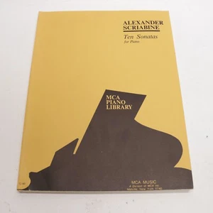 Alexander Scriabine Ten Sonatas for Piano Songbook Sheet Music Score 1949 MCA - Picture 1 of 7