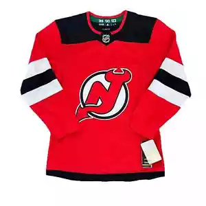 Adidas NHL New Jersey Devils Climalite Authentic Home Maglia Uomo Taglia 42 - Foto 1 di 4