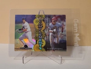 Mike Piazza - Ivan Rodriguez - (Refractor) 1999 Topps Finest - MINT - Picture 1 of 2
