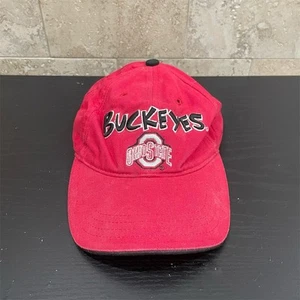 Gorra de béisbol roja de colección Ohio State Buckeyes gorra ajustable con tirantes - Imagen 1 de 7