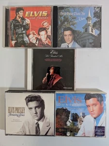 Lot of 5 Elvis Presley CD's Sacred Gospel Religious Amazing Grace Peace Valley - Imagen 1 de 13